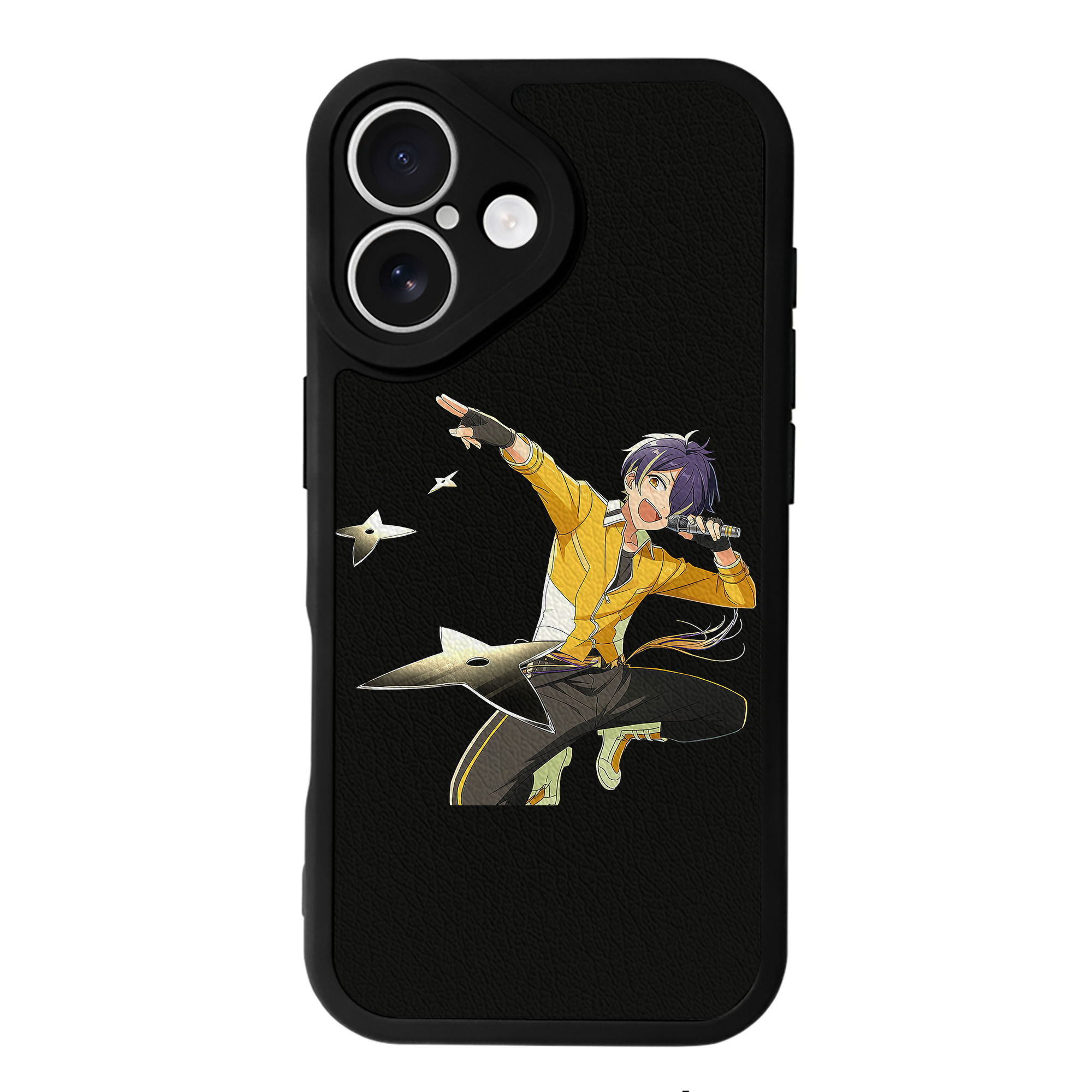 （画像用） あんさんぶるスターズ! Ensemble Stars 【iPhone 16シリーズ対応】シリコンスマホケース（レザー調） 材質：シリコン